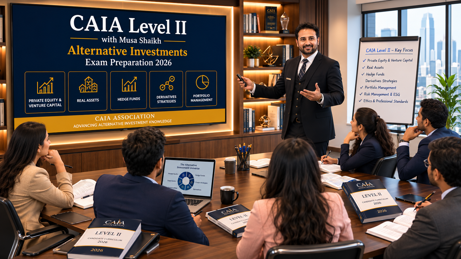 CAIA Level II preparation with Musa Shaikh