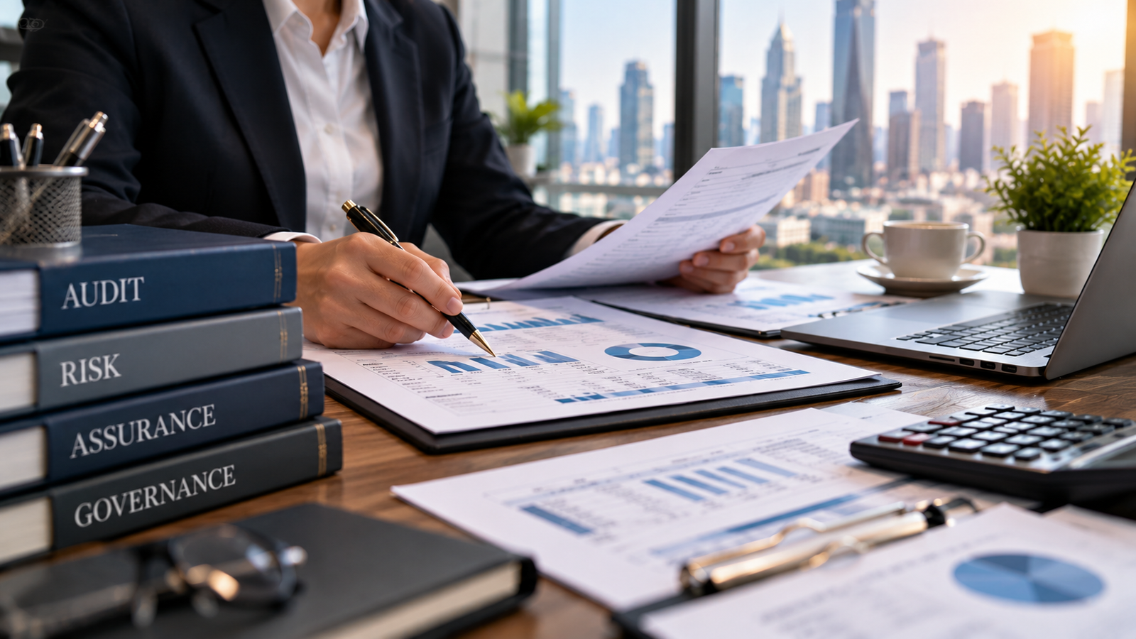Audit professionals reviewing evidence for Advanced Audit and Assurance